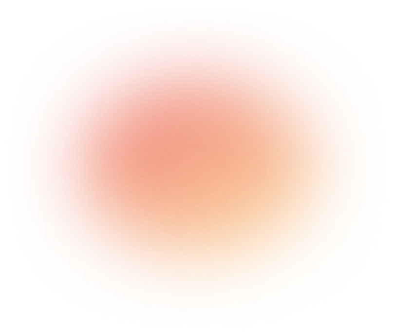 Circulo colorido de laranja e amarelo